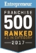 Entrepreneur Franchise 500  -Ranked #1 In Category 2017